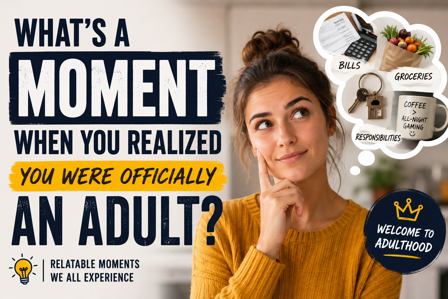 What’s a Moment When You Realized You Were Officially an Adult?