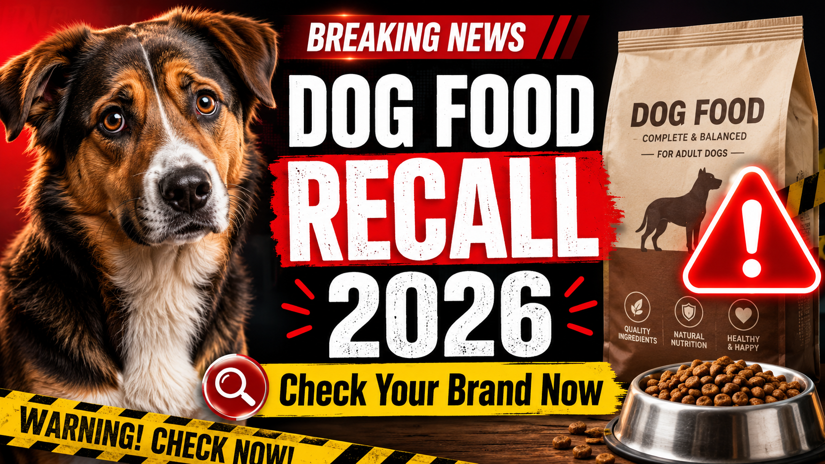 Dog Food Recall 2026: Latest Brands, Products and Safety Warnings Dog Owners Need to Know